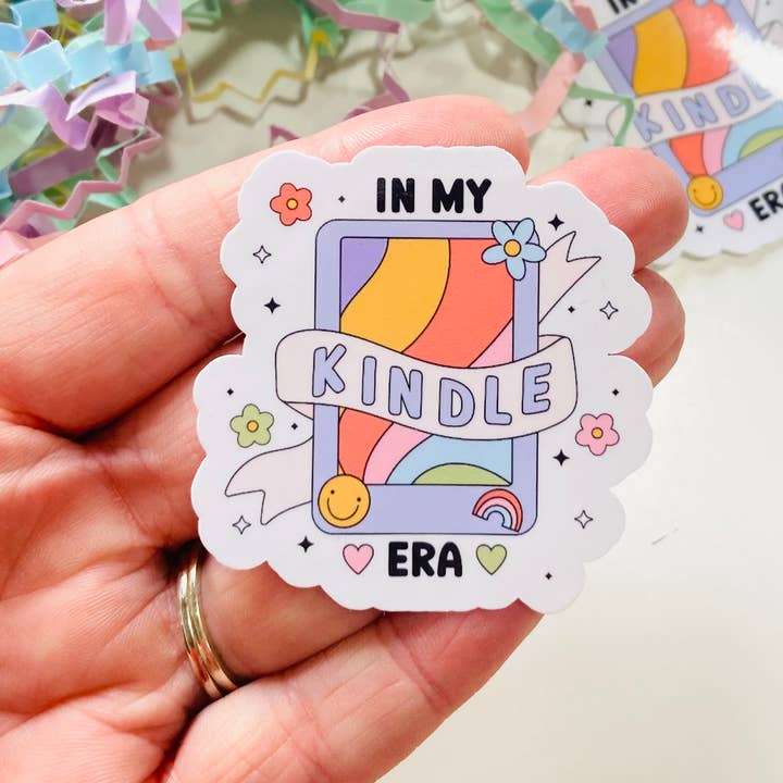 The Stickityboo Co - Wholesale Sticker - In my kindle era Die Cut sticker