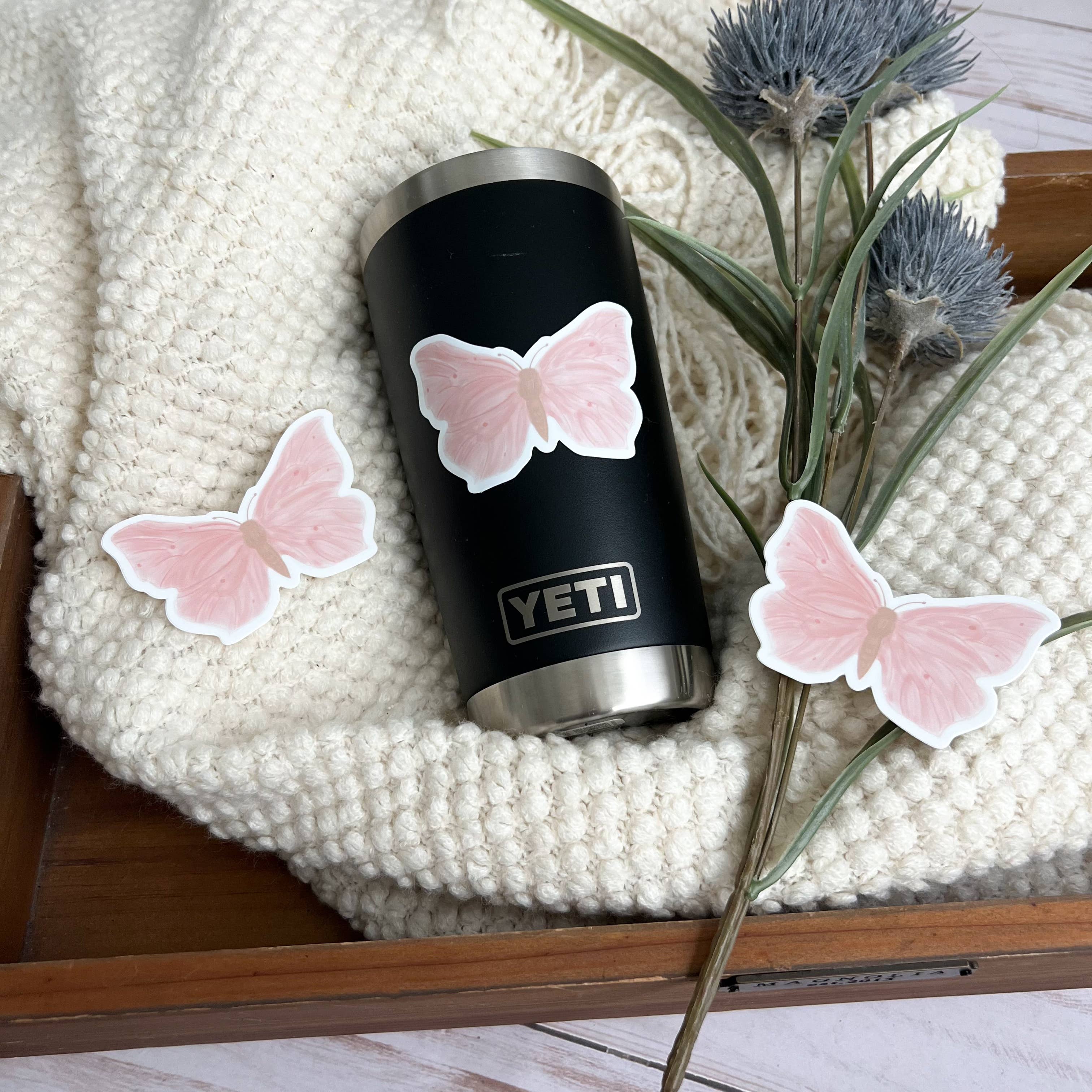 swaygirls - Wholesale Sticker - Pink Butterfly Sticker | Stanley sticker | Vinyl decal2