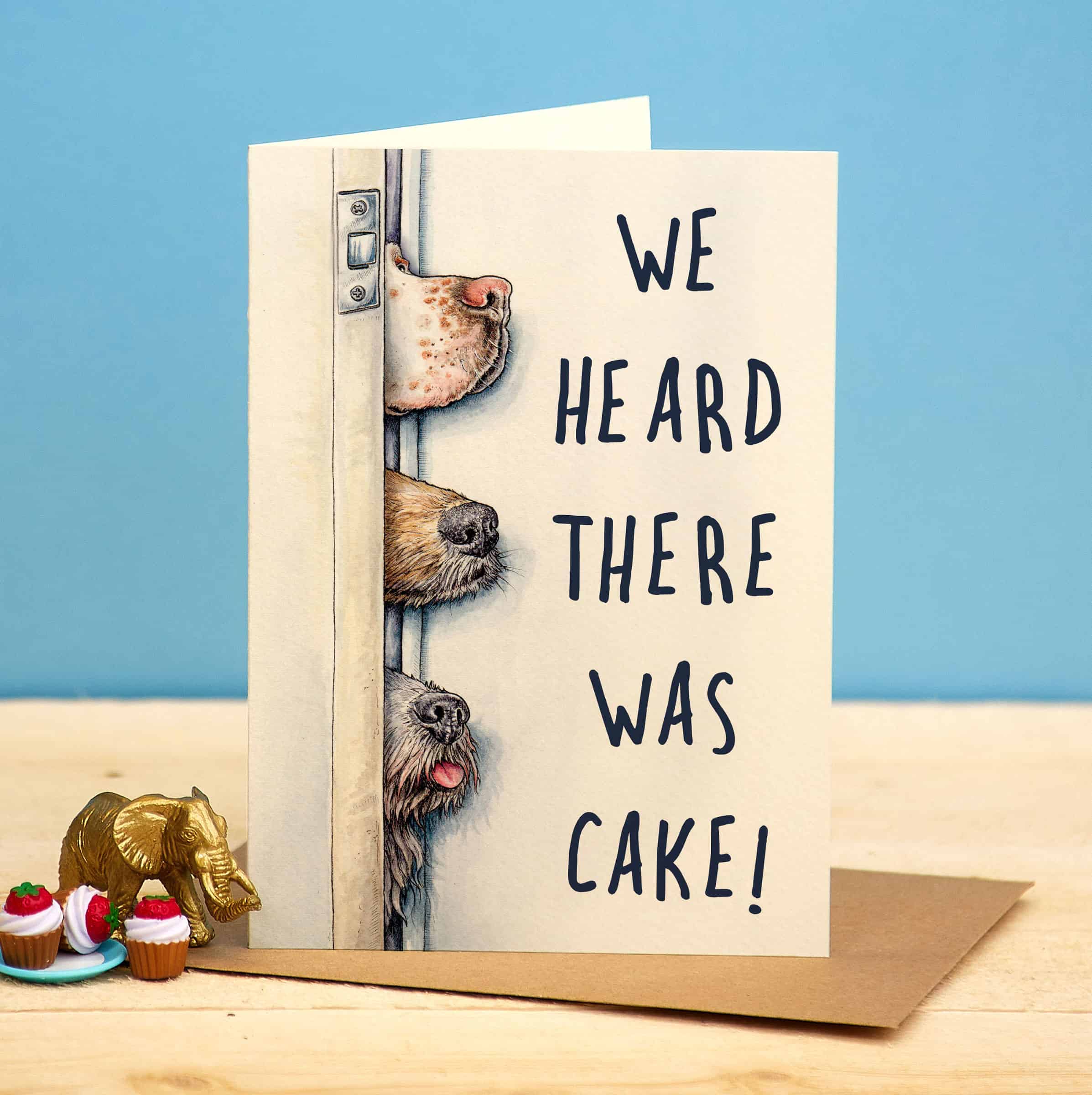 Bewilderbeest - Wholesale Birthday Card - Heard There Was Cake Card - Birthday Card1