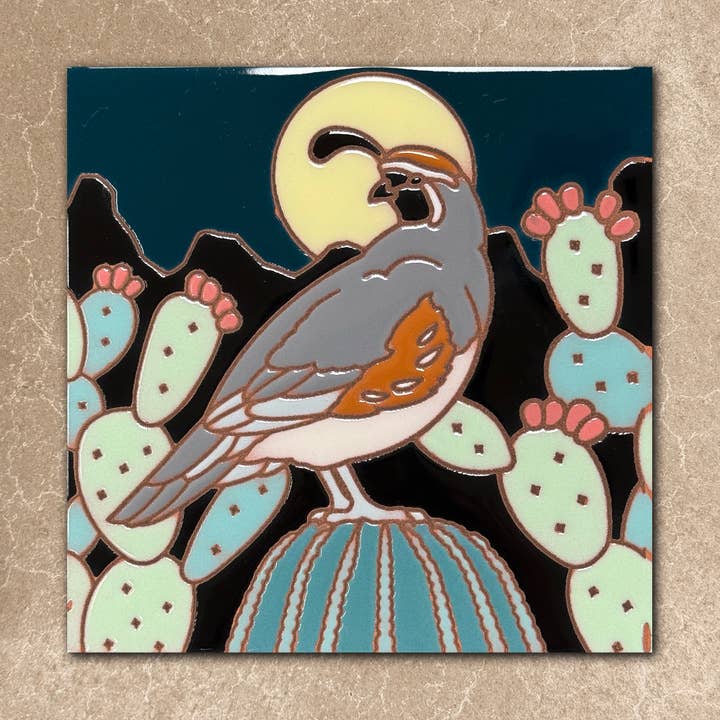 Quail Moonlit View Tile (9420) for wholesale by Earthtones Tile