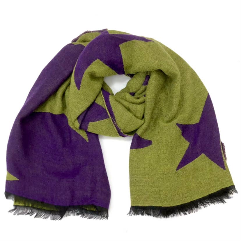 MILANO AMOUR - Wholesale Scarf - Women's - MAXI STAR DOUBLE SCARF0
