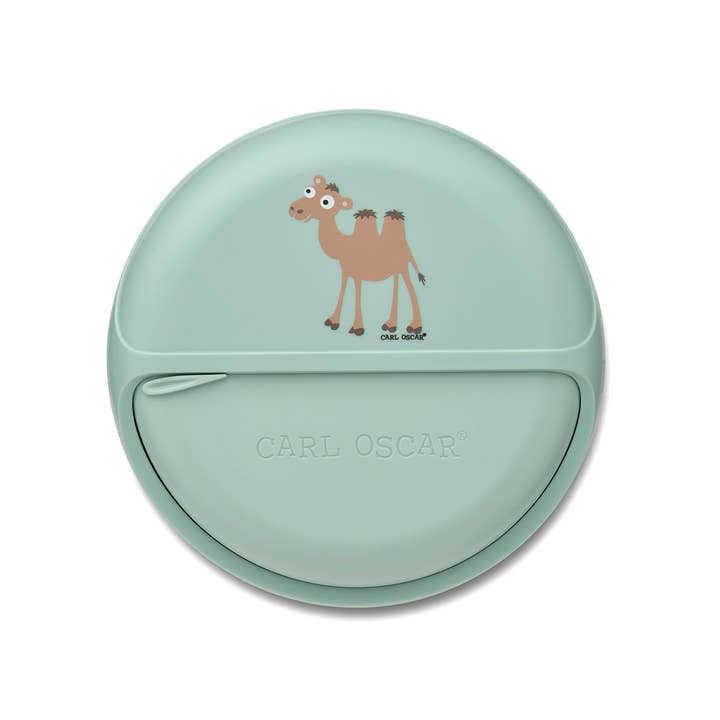 Carl Oscar – wholesale Lunch bag/box – Kids – MiniDISC™-Green-Camel