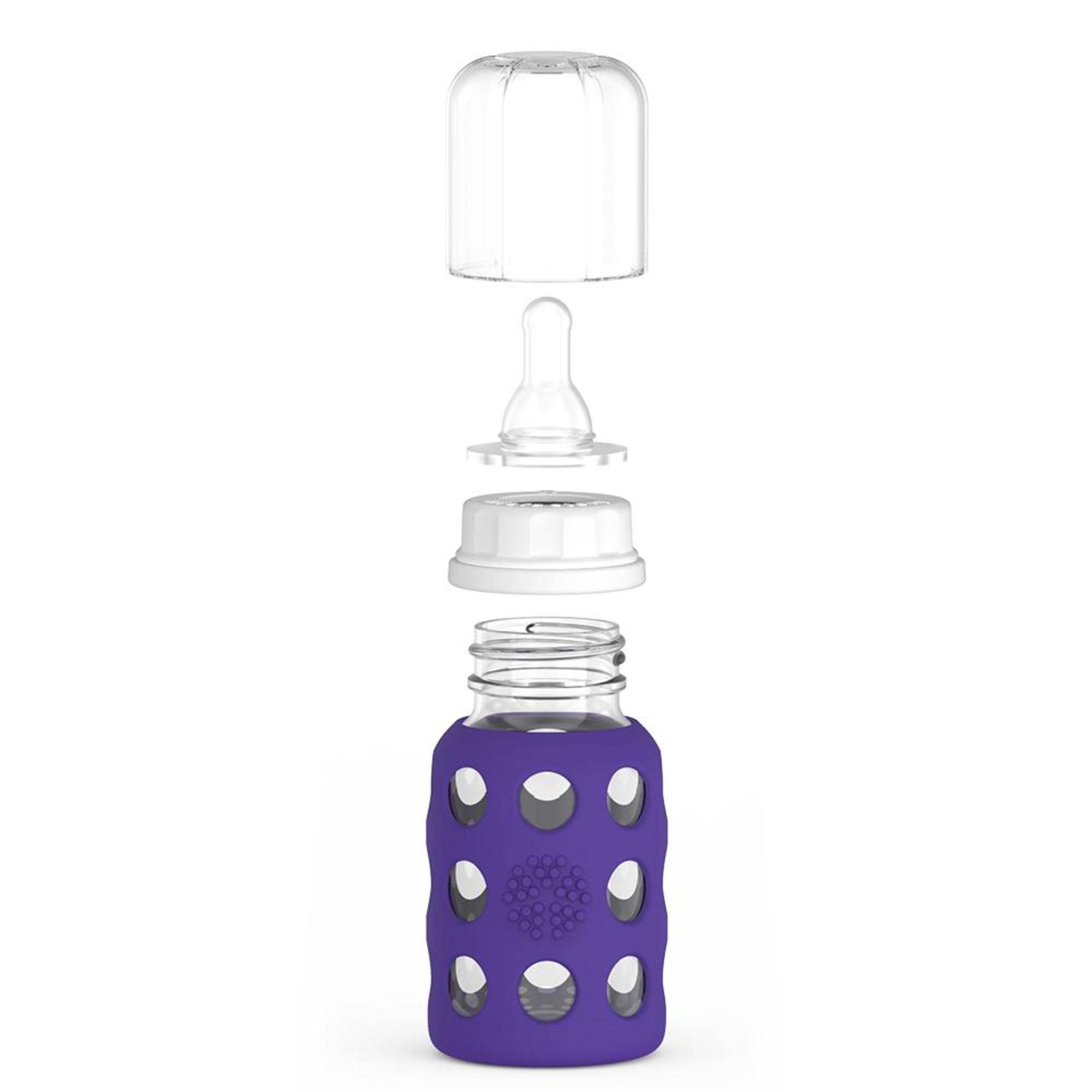 Lifefactory - Wholesale Baby Bottle - 4oz Glass Baby Bottle - Stage 1 Nipple, Stopper, and Cap15