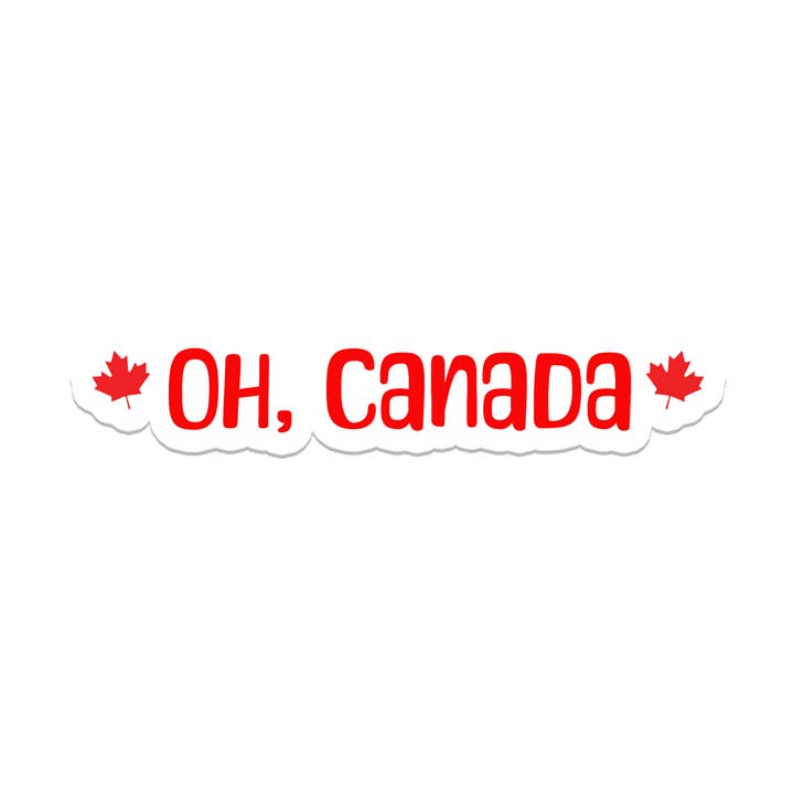 Oh Canada | Canada | Waterproof Sticker | 3.5" for wholesale by Rebel and Siren Stickers