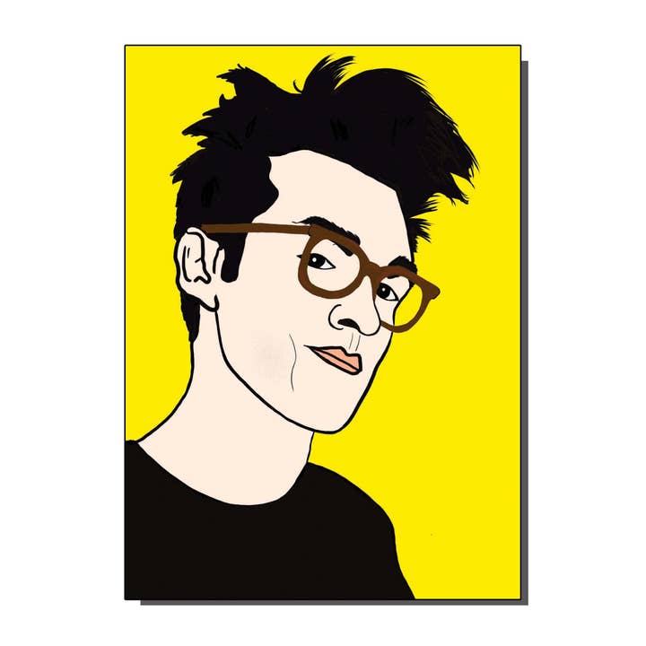 Morrissey This Charming Man Greetings Card for wholesale by Bite Your Granny