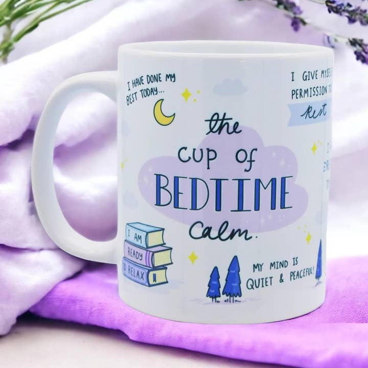 Feel Good Gift co. - Wholesale Coffee Mug - Cup of Bedtime CALM - Self Care Gift | Stress Relief | Sleep0