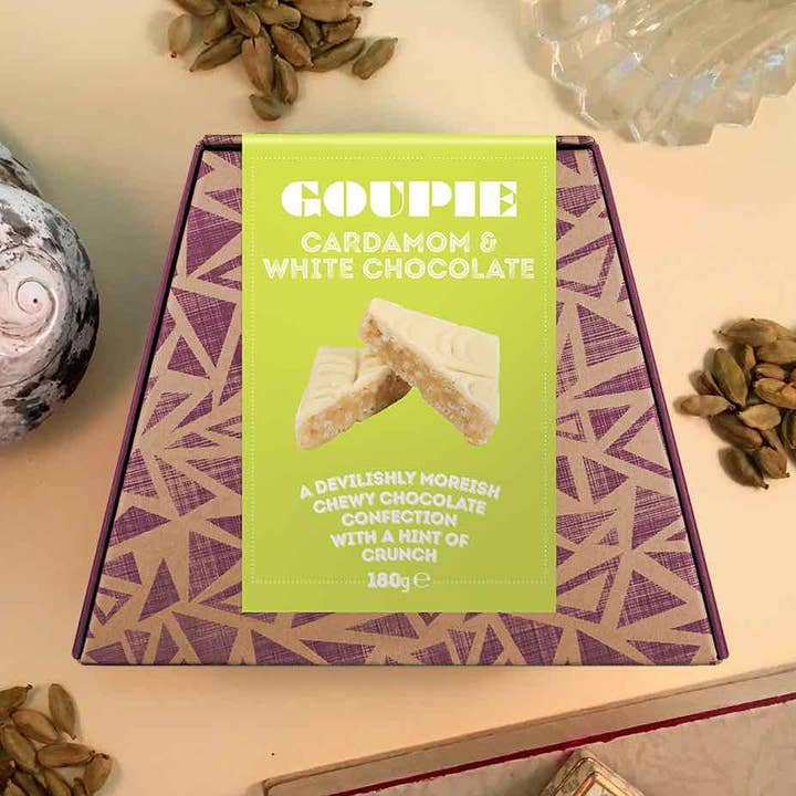 Kardemomme & Hvid Chokolade for engroshandel hos Goupie