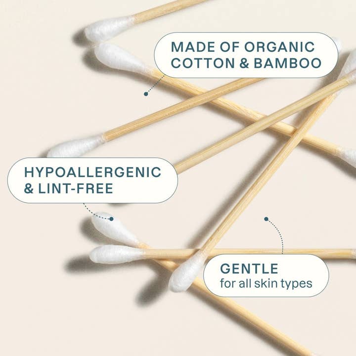 Cliganic - Wholesale Cotton Swab/Q-Tip - Organic Cotton Swabs