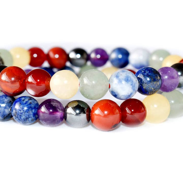 Soothing Crystals - Wholesale Beaded bracelet - Crystals Bracelet | 7 Chakra | Healing Gemstone Bracelets3