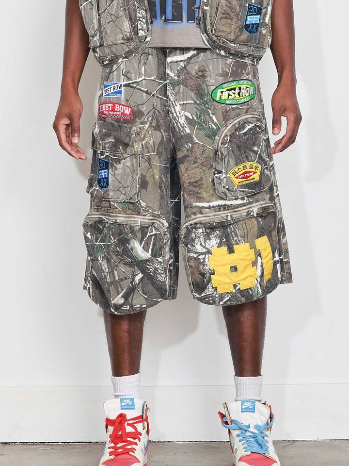 PATCHES MULTI CARGO JORTS for wholesale by First Row