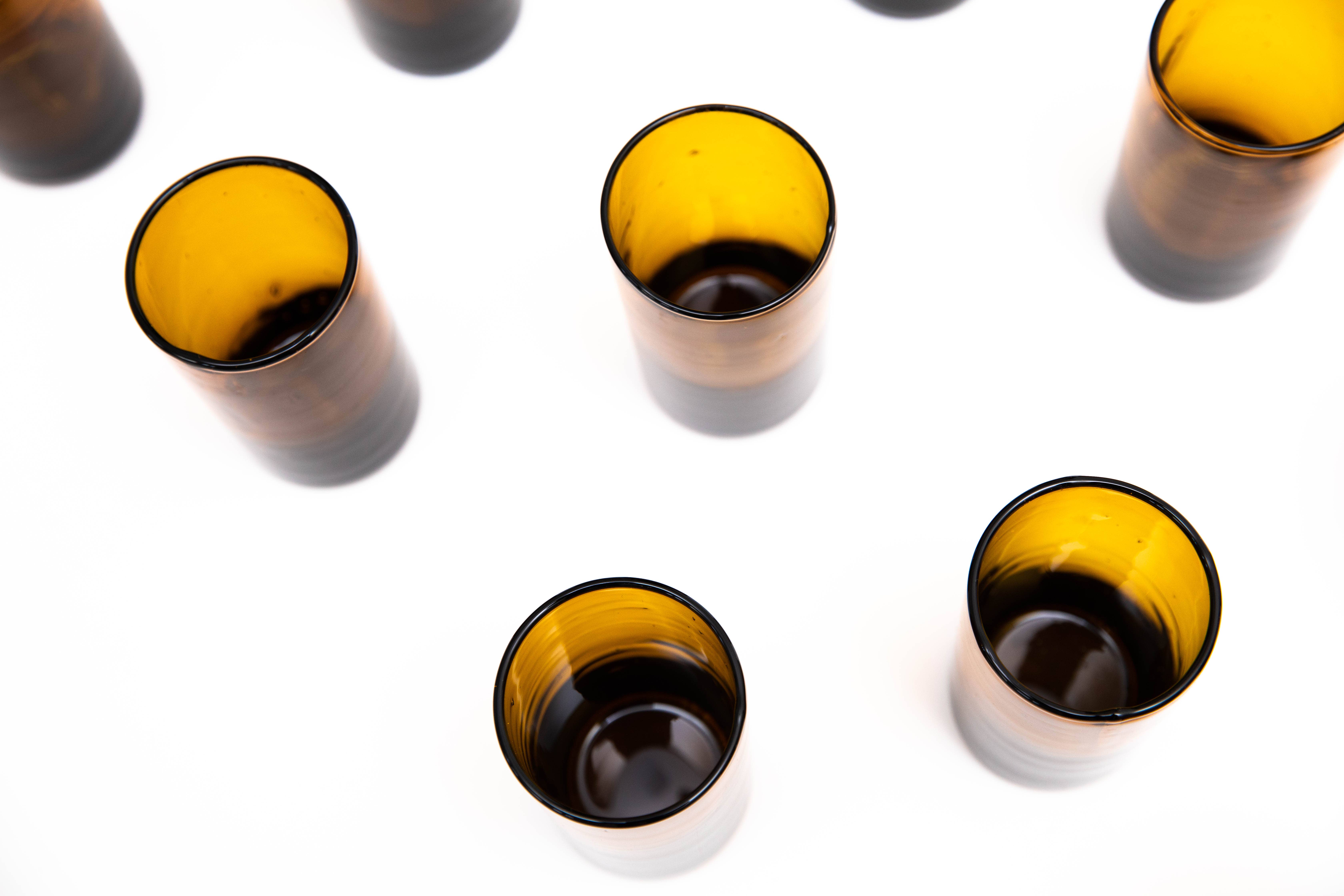 Voyage - Wholesale Drinking Glass/Cup - $2.00 SALE Amber Short Tumbler Glass (100)8