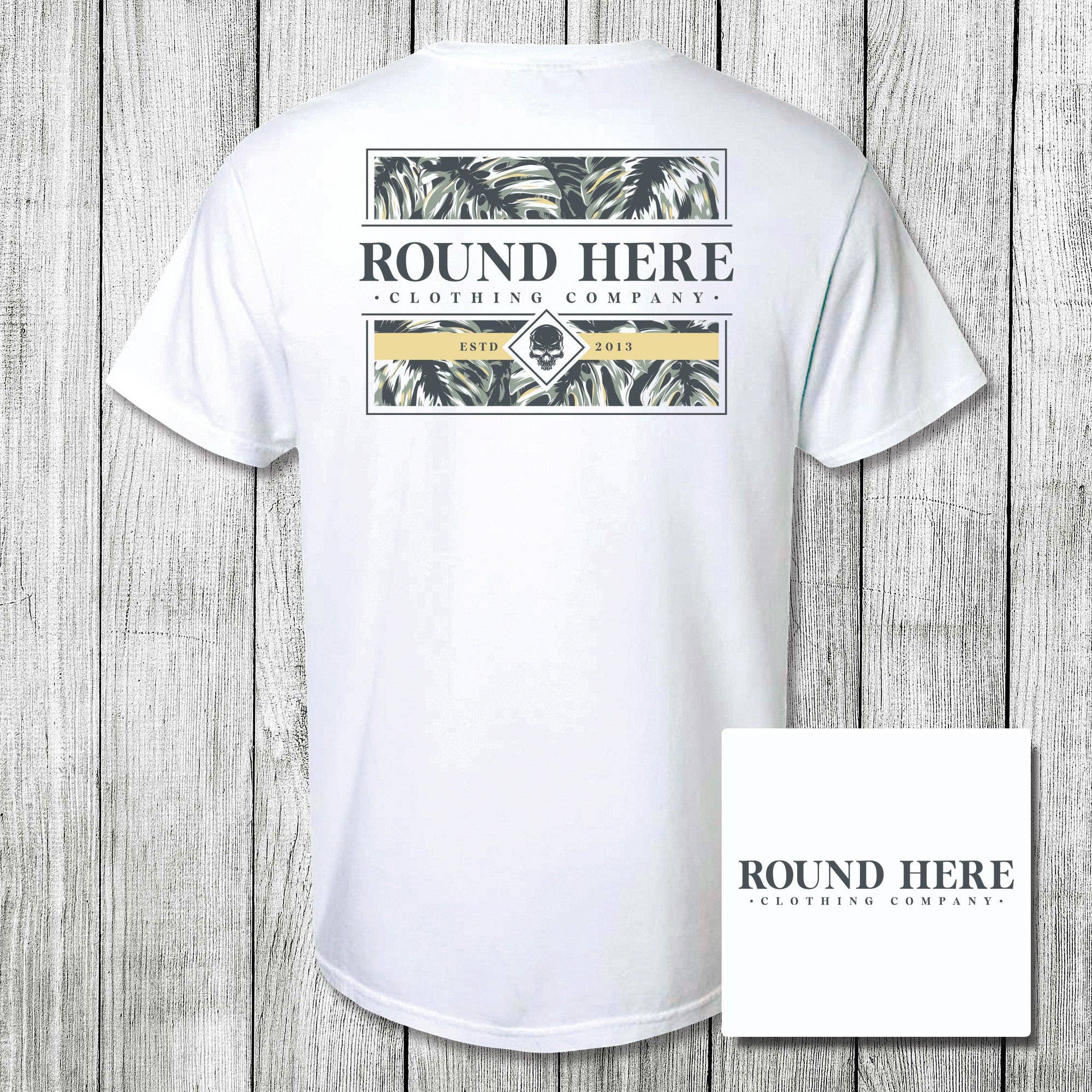 The Old North State - Wholesale Screen Printed T-Shirt - Unisex - 'Round Here Clothing Lounge Life0