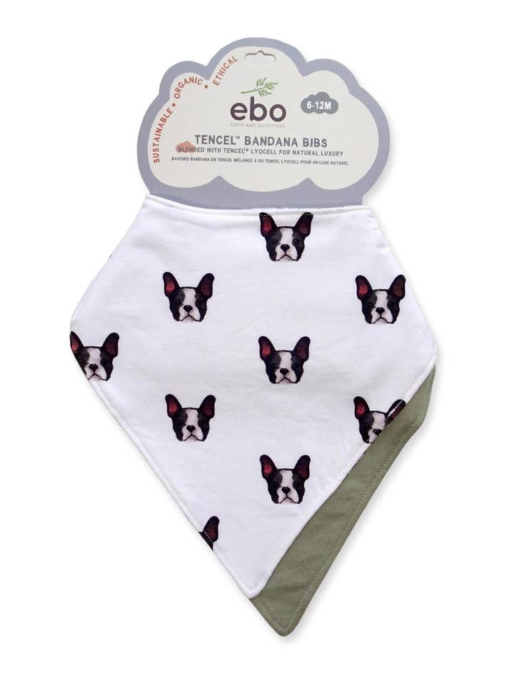 Bavoirs Bandana en Tencel - Lot de 2 pour la vente par Earth Baby Outfitters
