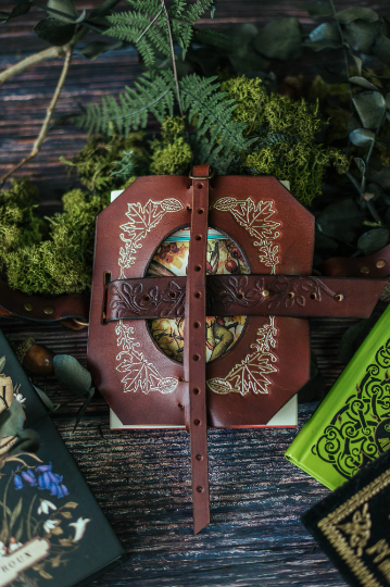 Costurero Real - Wholesale Boekenhouder/standaard - Boekhouder van leer - LARP boekentas - cadeau voor boekenliefhebbers7