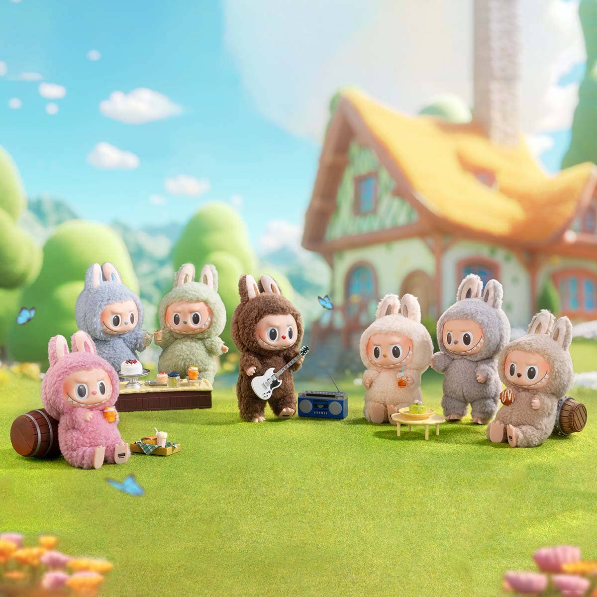 Otaku Collectives LLC - Wholesale Figurine Toy - Kids - Pop Mart Authentic THE MONSTERS - Exciting Macaron Vinyl Face2