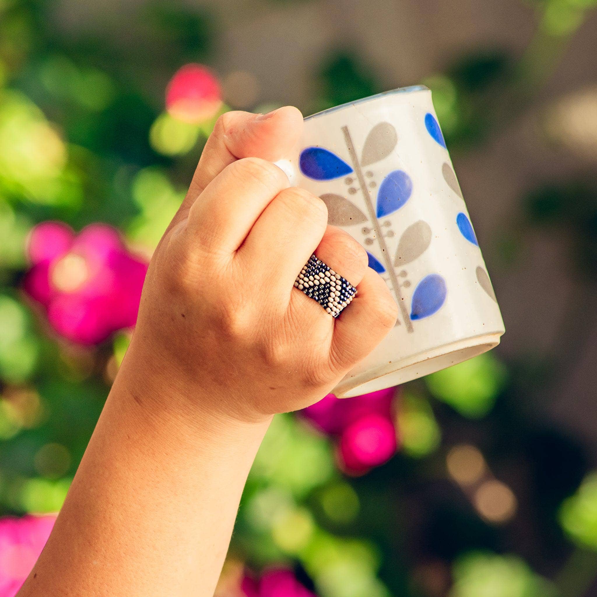 Lumily – wholesale Band/stacked ring – Tania Seed Bead Ring (Assorted) - Guatemala1