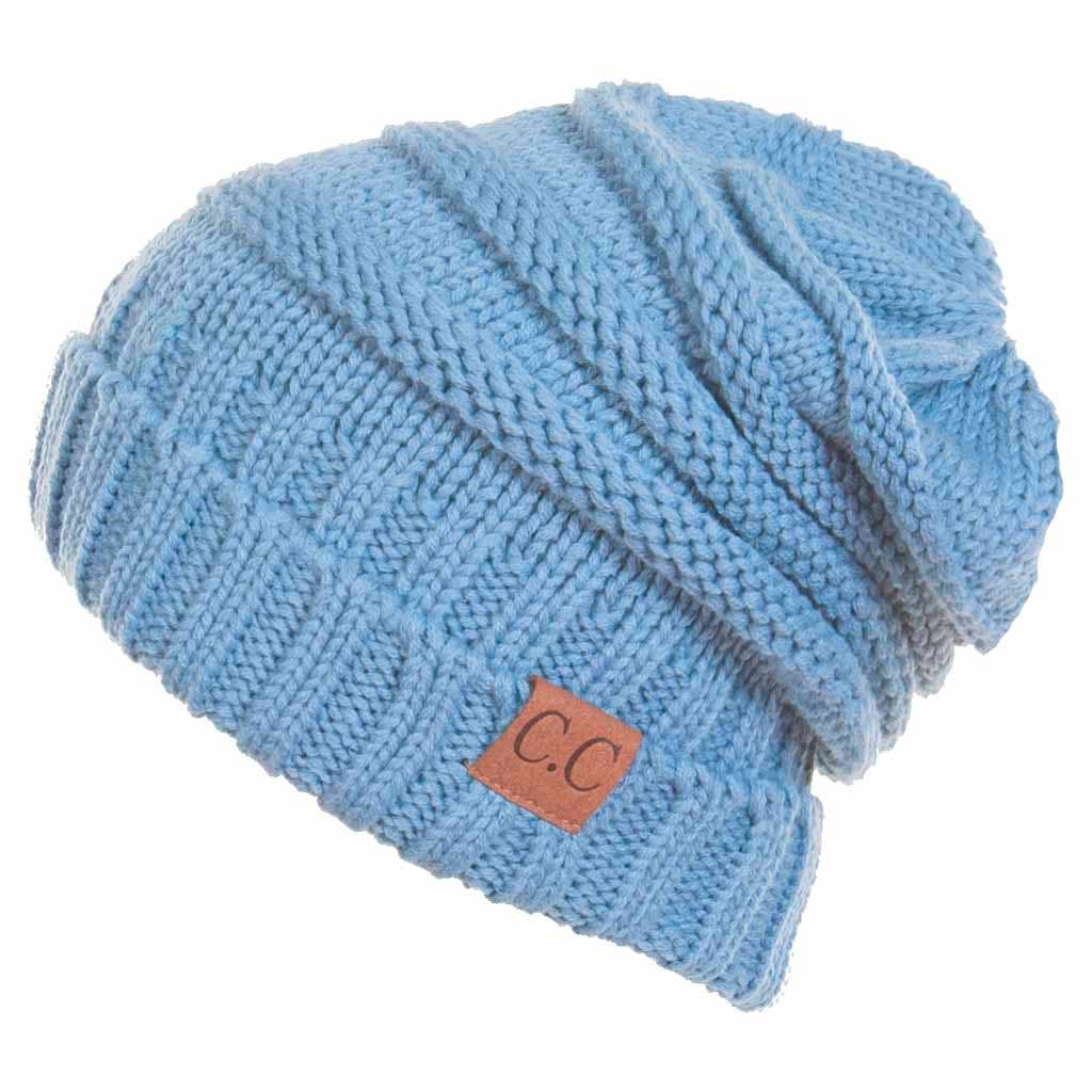 Hana - Wholesale Beanie - Women's - C.C Oversize Slouchy Knitted Beanie22