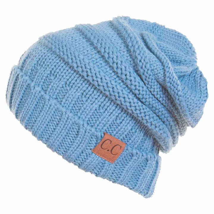 Hana - Wholesale Beanie - Women's - C.C Oversize Slouchy Knitted Beanie22