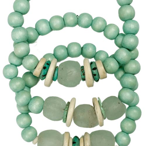 Twine & Twig - Wholesale Jewelry Set - Trio Stack Bracelet Set | Surf