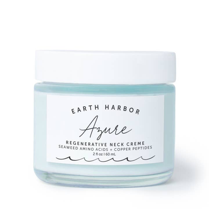 Earth Harbor Naturals – Großhandel Anti-Aging-Feuchtigkeitscreme – AZURE Smooth Neck + Gesichtswassercreme: Aminosäuren und Peptide