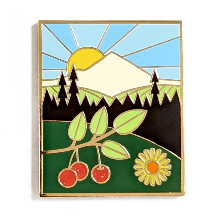 Perno smaltato duro del cappuccio di montaggio per la vendita all'ingrosso da parte di Amber Leaders Designs