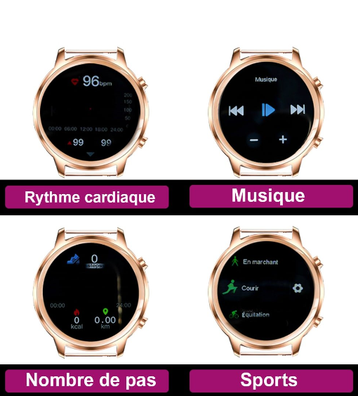 Gabriel Rivaz - Wholesale Wrist Watch - Women's - Mademoiselle smartwatch3