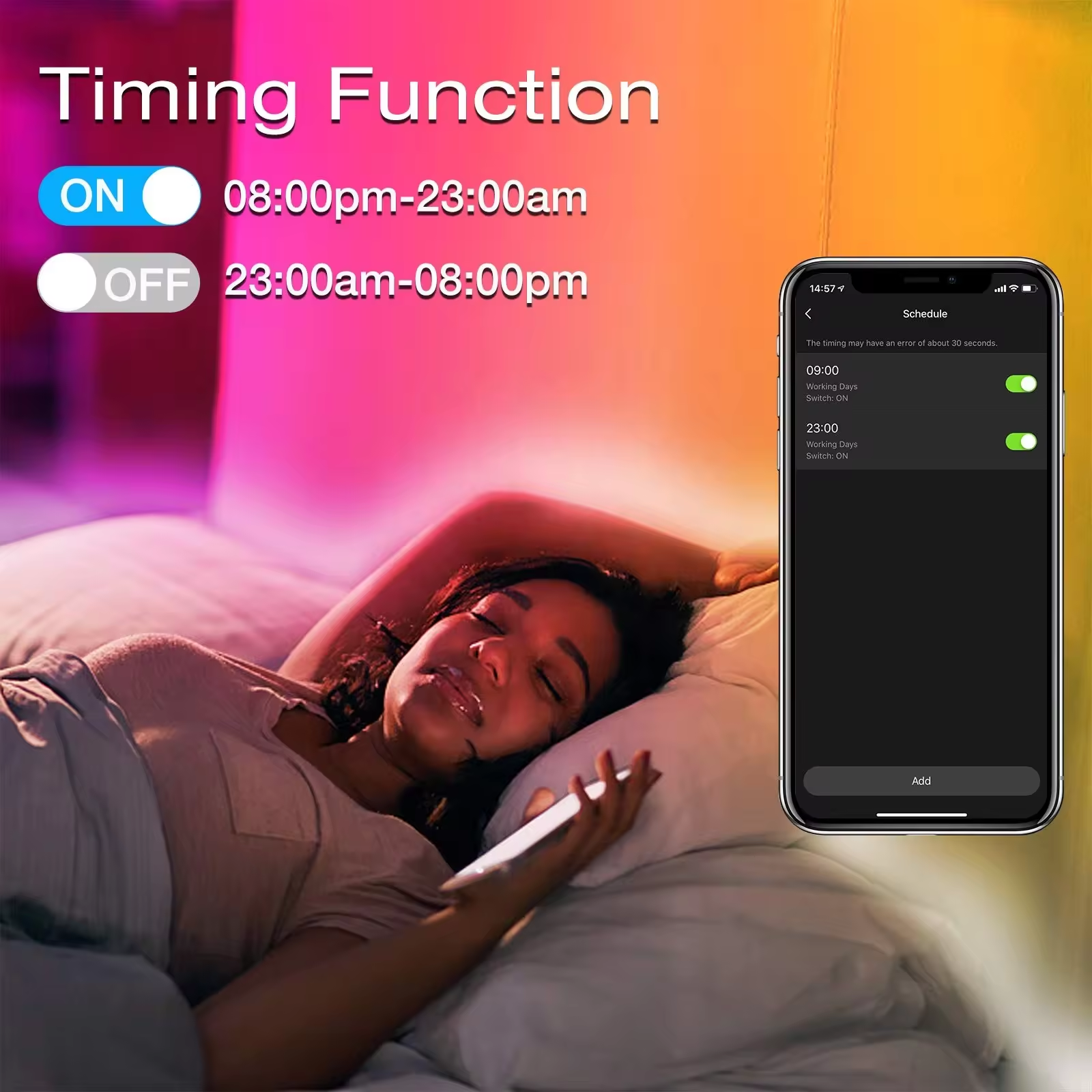 Wittbizz Snacks - Wholesale String Lights - RGB LED Strip Lights 100ft - Remote & App Control, Music Sync, Waterproof, DIY4