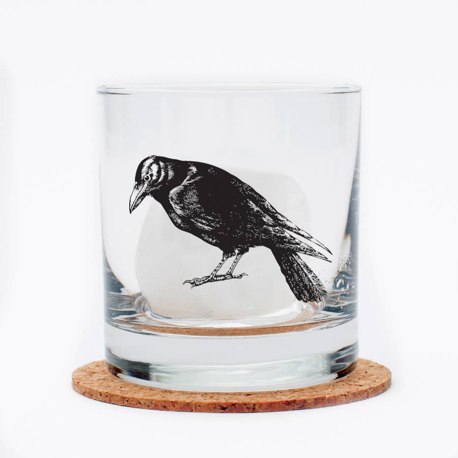 Counter Couture - Wholesale Cocktail/Liquor Glass - Crow Rocks Glass | Whiskey Glass | Cocktail Glass1