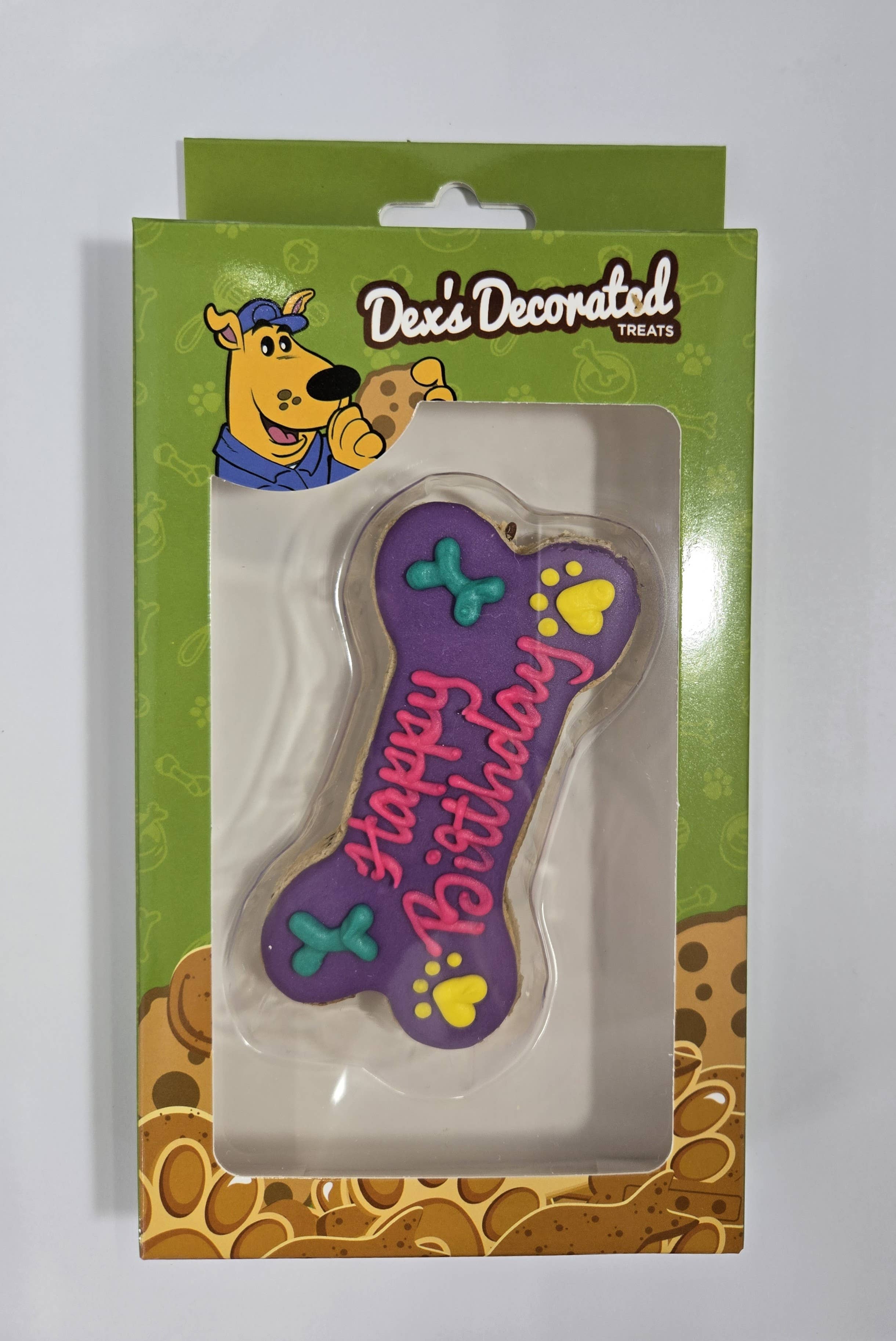 The Doggie Express - Wholesale Pet Treats - Dog - Large Happy Birthday Bone - Packaged3