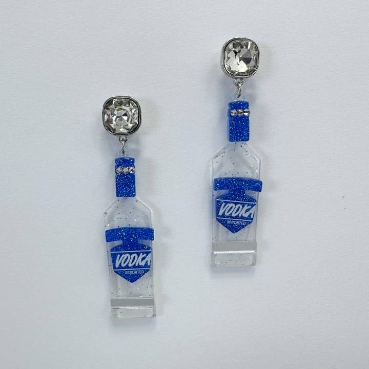Greater Goods Imports & Wholesale - Wholesale Dangle Earrings - E1046 ME90571 Vodka Bottle Design Drop Dangle Hook Earrings4