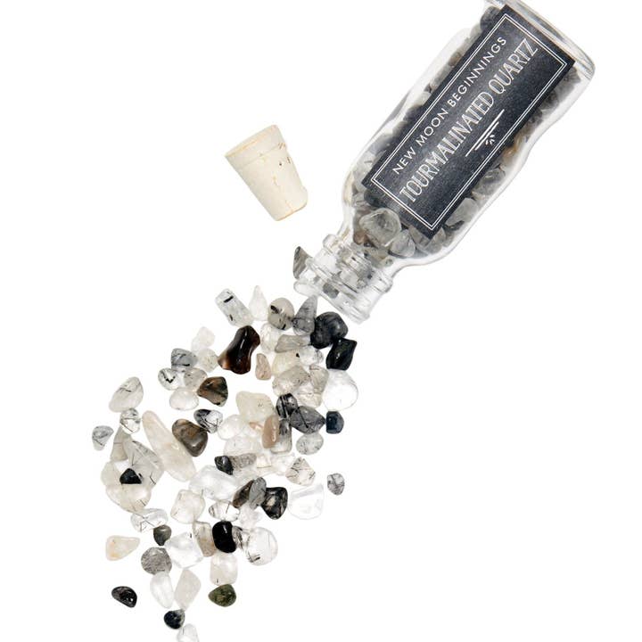 New Moon Beginnings - Wholesale Spiritual Stone/Crystal - Natural Gemstone Chips in a Bottle -70 stone types available