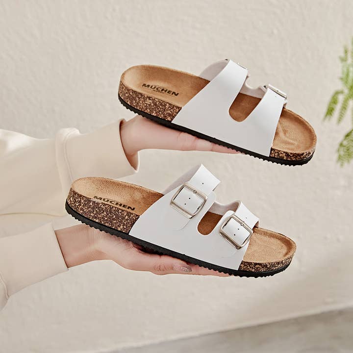MKS America - Wholesale Sandals - Women's - Birkenstock sandals Platform flat Slide