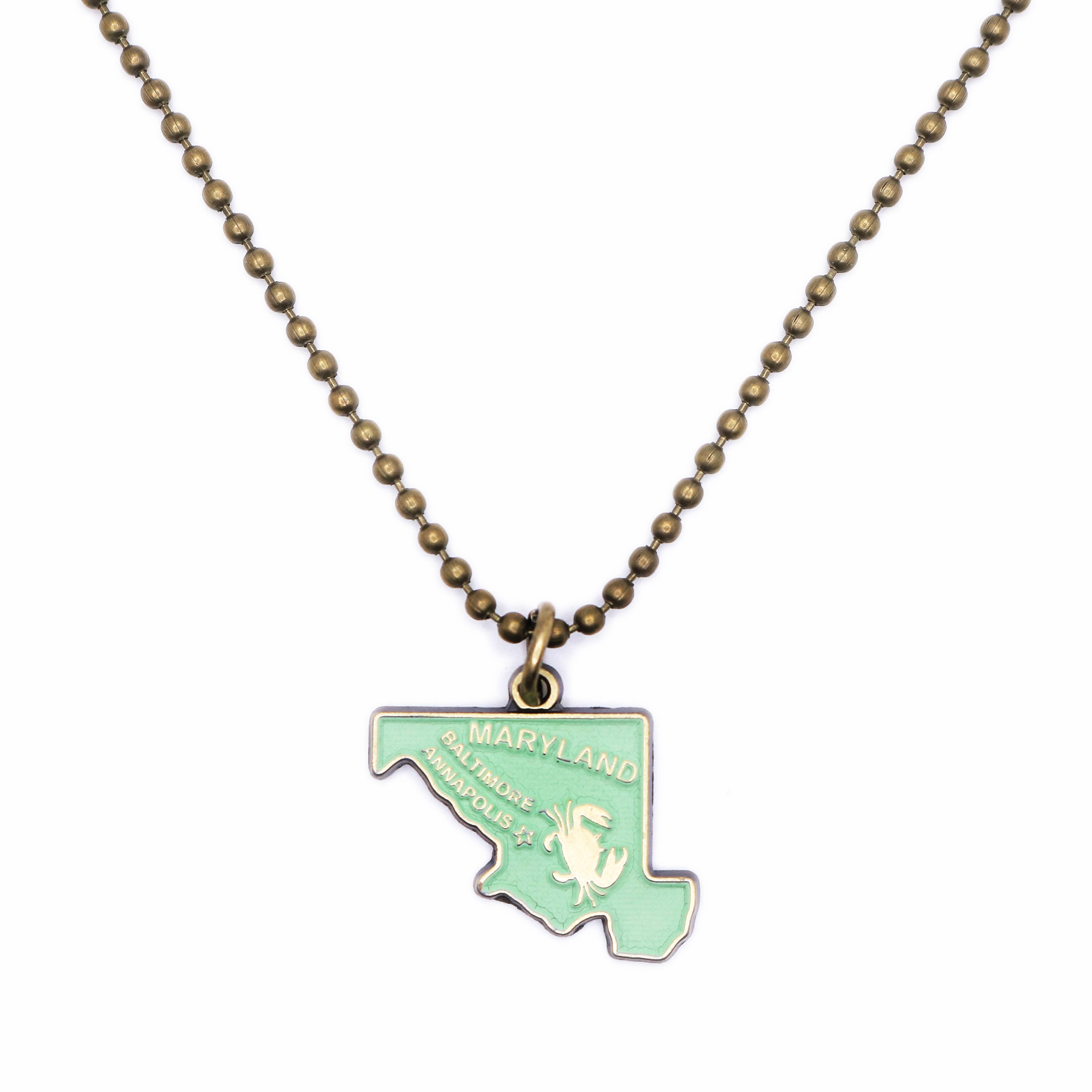 Gleeful Peacock - Wholesale Charm/Dangle Bracelet - Maryland State Charm Bracelet, Necklace, or Charm Only4