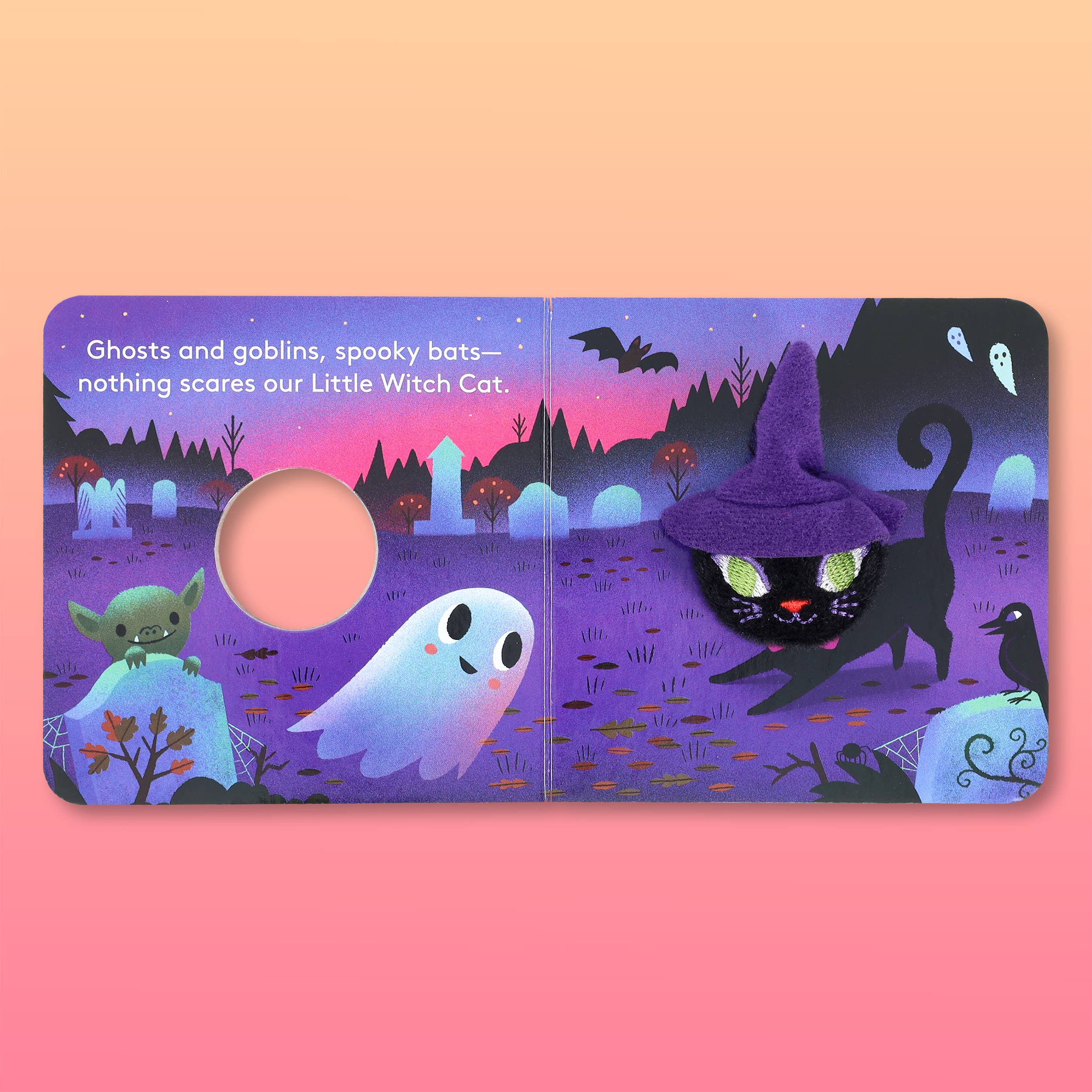 Chronicle Books - Wholesale Baby & Toddler Book (0-2) - Little Witch Cat: Finger Puppet Book14