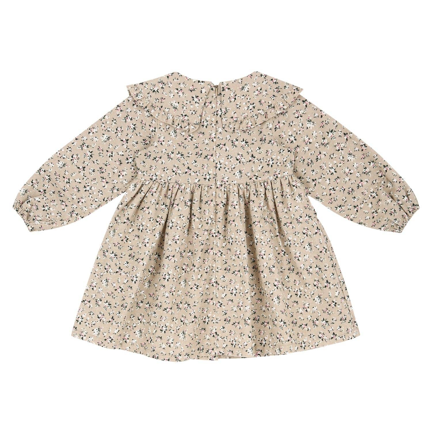 ToTo Heros - Wholesale Jurk - Kinderen - Bloemenprint jurk met kraag en mini tas2