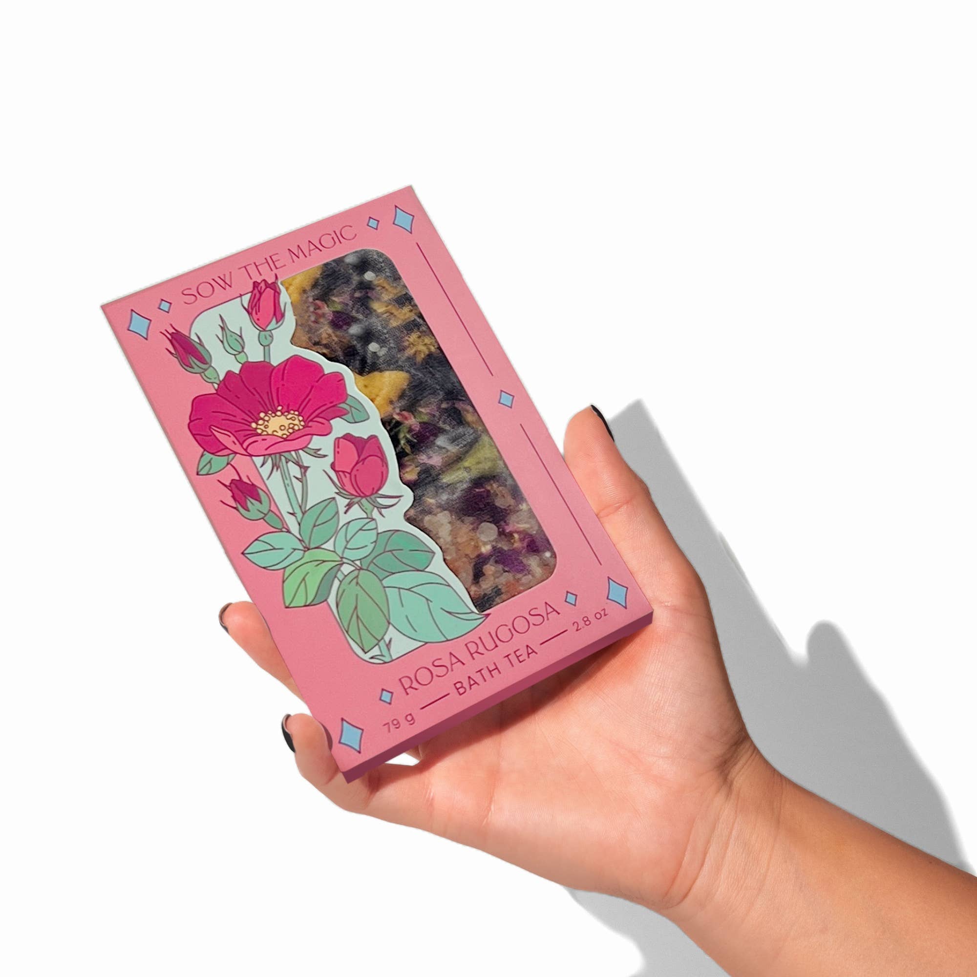 Sow the Magic - Vente Set de bain et corps - Boîte à thé botanique Rosa Rugosa Tarot