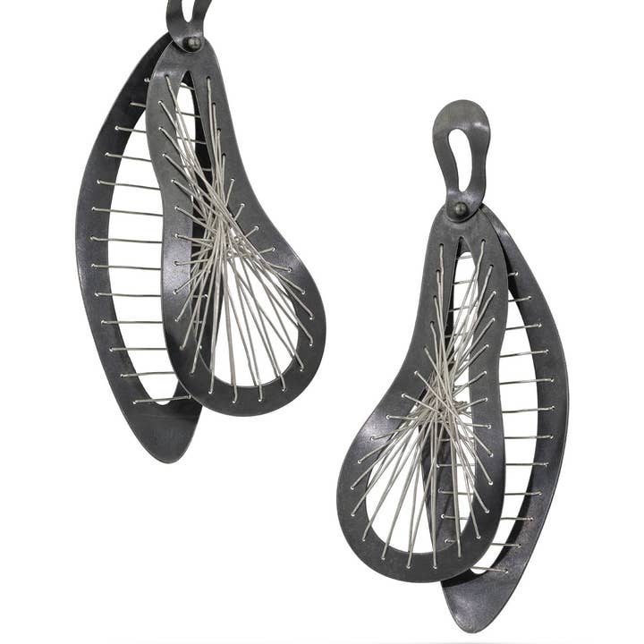 Sew Weave Earrings for wholesale by Suzanne Schwartz Jewelry