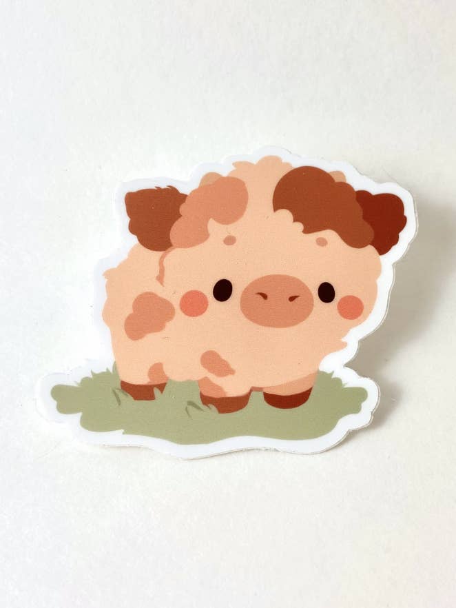 Adhesivo Fluffy Cow para venta al por mayor de LoveLoomi
