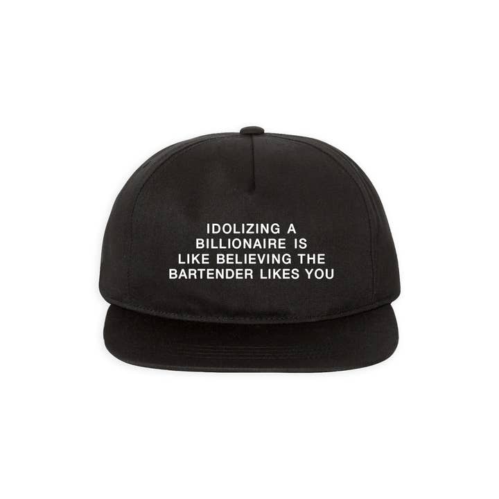 Billionaire Bartenders Club Flatbill Hat for wholesale by Mover & Shaker