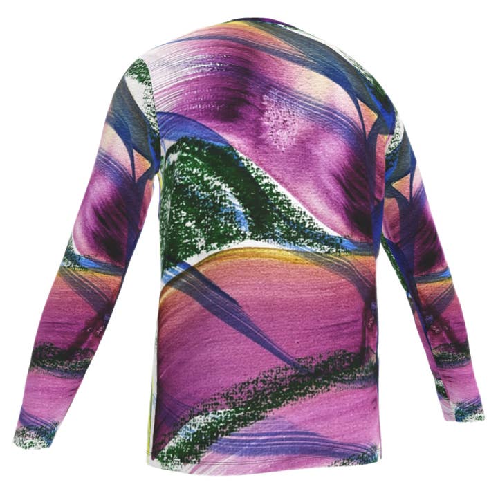 CAMISA FINA POEMA ROXO por atacado de Cloud Poetry