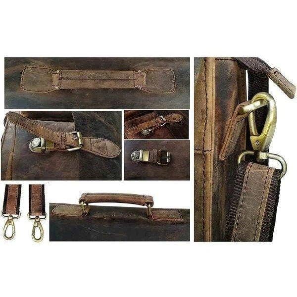 Classy Leather Bags - Wholesale Messenger Bag - Men's - The Buffalo Hunter6