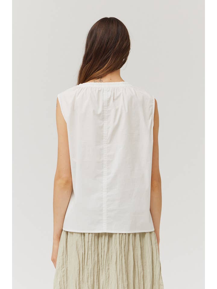 Grade & Gather - Wholesale Blouse - Women's - 41922 -Â SLEEVELESS COTTON TOP