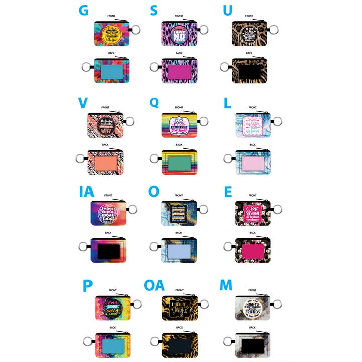 Novelty Brands - Wholesale Wallet - Unisex - RPET Wallet with ID Window & Zipper Assortment - 12/Display3