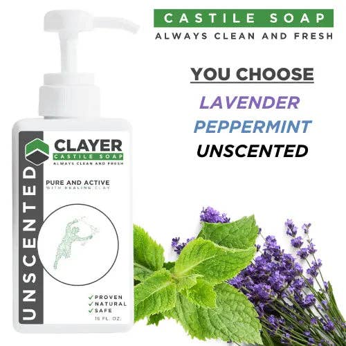 Clayer - Wholesale Hand soap/wash - Organic Castile Soap - Scooter - 16 fl oz.4
