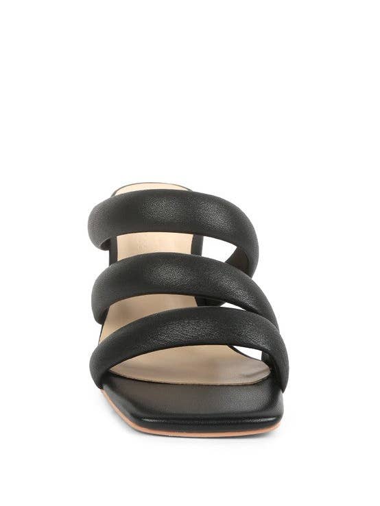 Fleur Couture - Wholesale Sandals - Women's - Kywe Textured Heel Chunky Strap Sandals
