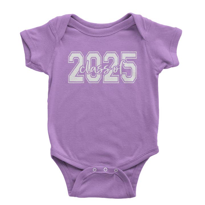 Class Of 2025 Graduation Infant One-Piece Romper Bodysuit or Toddler T-shirt for wholesale by Expression Tees