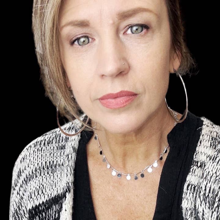 Black Lamb Design - Wholesale Link & chain necklace - Sequin Chain Necklace with Free Shipping and Gift Wrap1