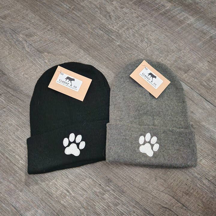 Timber & Co - Wholesale Beanie - Unisex - Paw Print Beanie