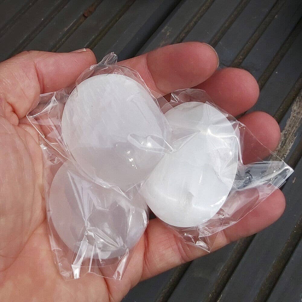 Shamans Crystal - Wholesale Spirituele steen/kristal - Selenietpalmstenen, Selenite Smooth, Selenite Selenite9