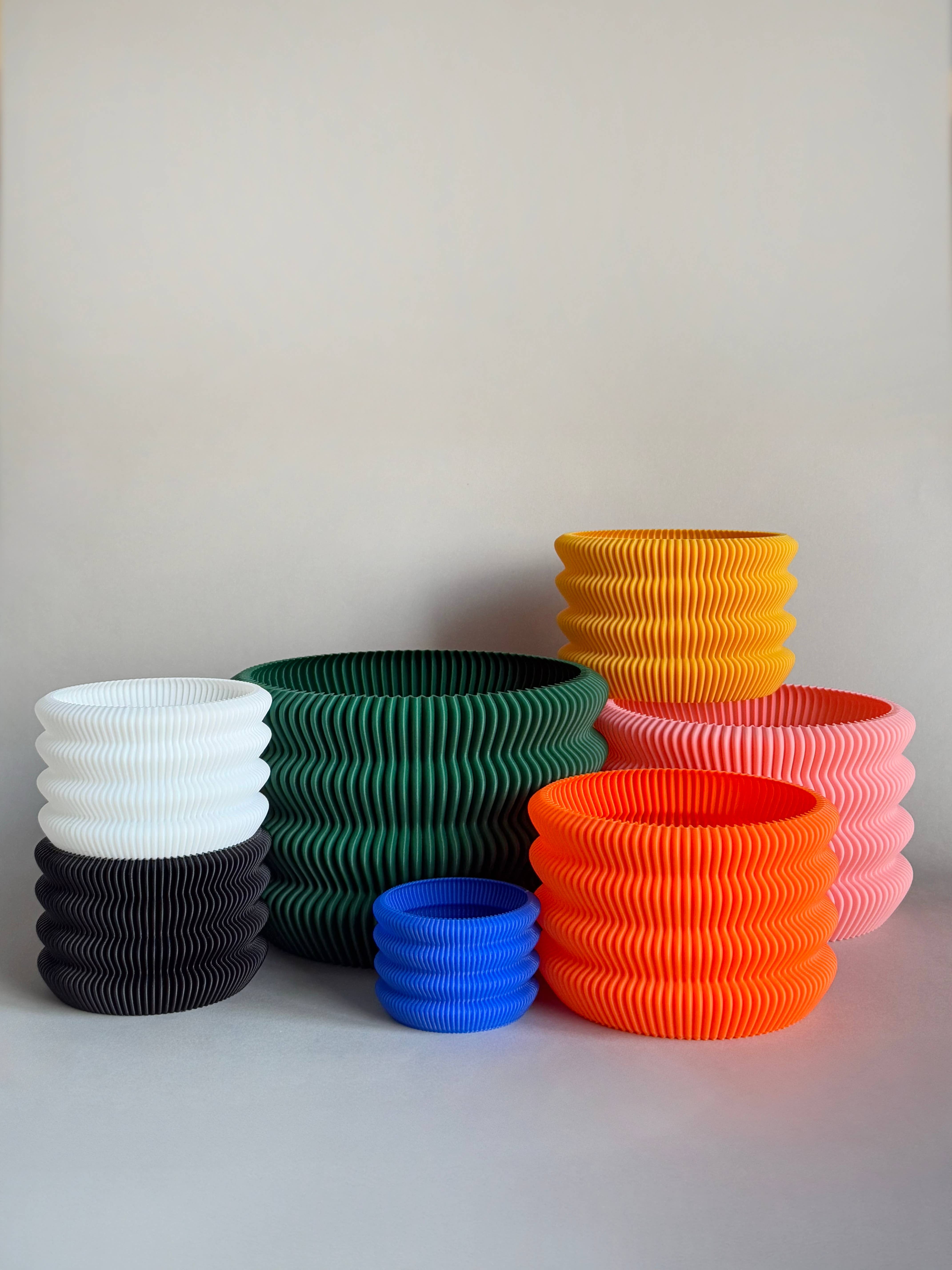 Studio Octave – wholesale Plant pot – Unique 3D Printed Planter / Capri Plant Pot0